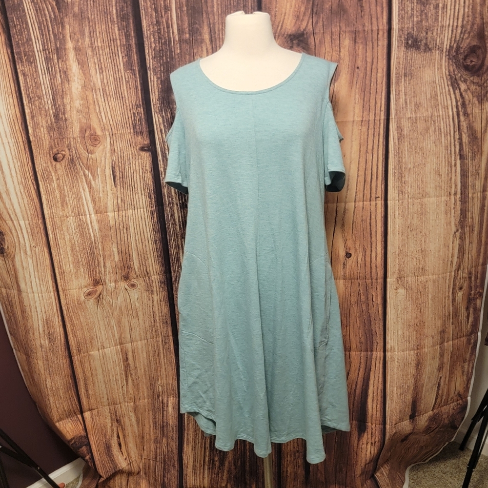 Soft Surroundings Dress Size L Blue